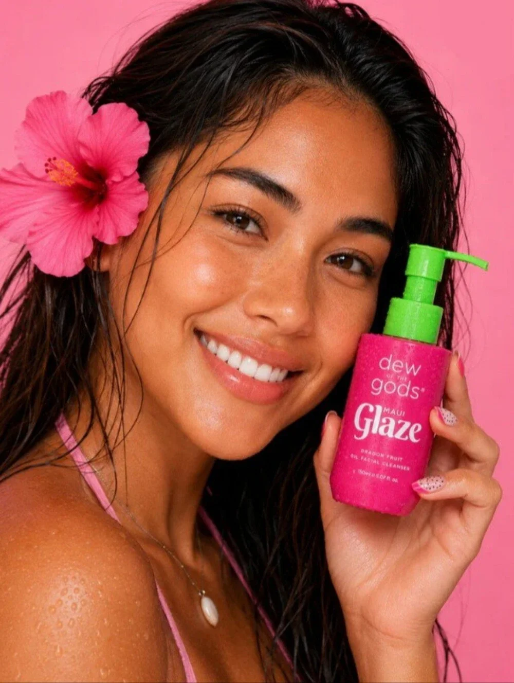 🎉2•$20/3•$28🎉 DEW OF THE GODS Maui Glaze Dragonfruit Oil Facial Cleanser